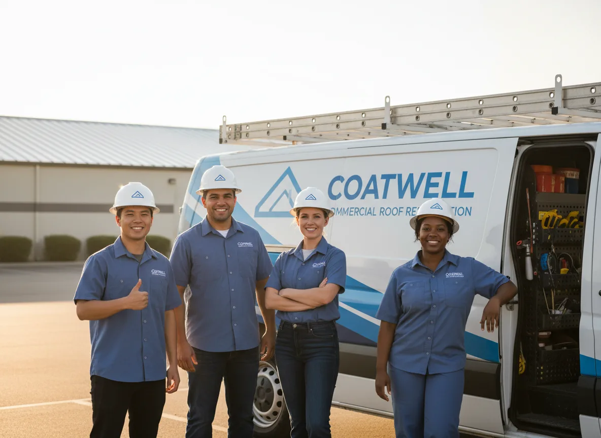 Commercial roof coating company in Jasper, MN